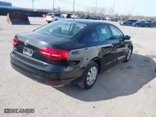 2015 Volkswagen Jetta Sedan 2.0L S with VIN 3VW2K7AJ9FM424668, listed as a IAAI auction lot 41833307 with 73,574 mi miles. Bid and sale history available at carsss.com. Image 4.
