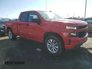 2019 Chevrolet Silverado 1500 Custom with VIN 1GCRYBEH5KZ312341, listed as a Copart auction lot 49052825 with 33,710 mi miles and Clean Title. Bid and sale history available at DreamBid. Image 4.