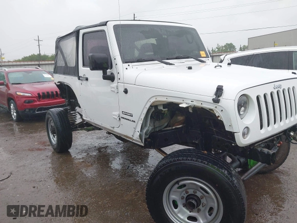 2013 Jeep Wrangler Sport with VIN 1C4AJWAG8DL601399, listed as a IAAI auction lot 42186399 with 130,195 mi miles and . Bid and sale history available at DreamBid. Image 14.