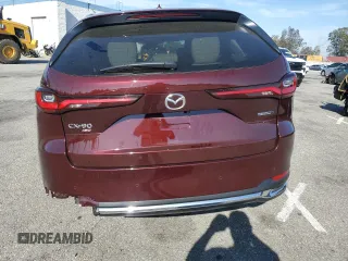 2024 Mazda CX-90 Premium z VIN JM3KKDHD8R1113467, wystawiony jako Copart lot #50405355 z przebiegiem 10 267 mil mil oraz Szkody całkowita. Historia ofert i sprzedaży dostępna na DreamBid. Obrazek 6.