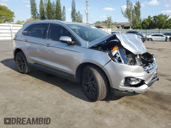 2020 Ford Edge Titanium with VIN 2FMPK3K95LBB35379, listed as a Copart auction lot 53027985 with 115,149 mi miles and Non repairable. Bid and sale history available at DreamBid. Image 4.