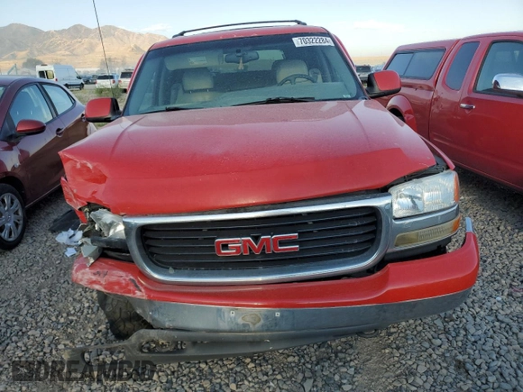 2000 GMC Yukon SLT with VIN 1GKEK13T3YJ184288, listed as a Copart auction lot 70322284 with 0 mi miles and Salvage Title. Bid and sale history available at carsss.com. Image 5.