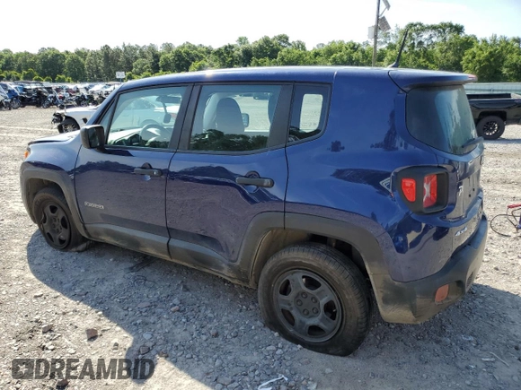 2017 Jeep Renegade Sport с VIN ZACCJBAB1HPF99969, выставлен на аукционе Copart как лот 56557465 с пробегом 124 468 миль миль и Списание • Salvage title. История ставок и продаж доступна на DreamBid. Изображение 2.