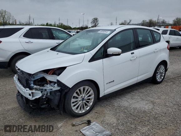 2018 Ford C-Max SE z VIN 1FADP5AU0JL105459, wystawiony jako Copart lot #48060644 z przebiegiem 51 623 mil mil oraz Szkoda całkowita • Salvage title. Historia ofert i sprzedaży dostępna na DreamBid. Obrazek 1.