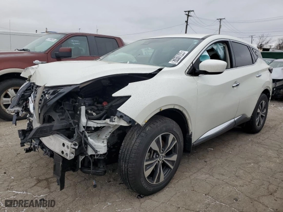 2022 Nissan Murano S with VIN 5N1AZ2AS8NC118871, listed as a Copart auction lot 87410044 with 0 mi miles and Non Repairable. Bid and sale history available at carsss.com. Image 1.