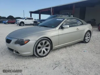 2006 BMW 6 Series 650Ci with VIN WBAEK13406CN72369, listed as a Copart auction lot 47076175 with 97,684 mi miles and Clean Title. Bid and sale history available at carsss.com. Image 1.