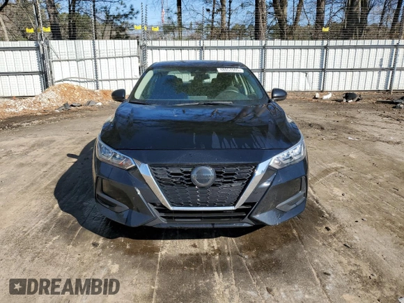 2022 Nissan Sentra S with VIN 3N1AB8BV0NY279911, listed as a Copart auction lot 48057005 with 40,880 mi miles and Salvage Title. Bid and sale history available at carsss.com. Image 5.