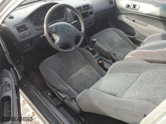 1998 Honda Civic EX with VIN 1HGEJ8143WL009772, listed as a Copart auction lot 46605665 with 190,316 mi miles and Salvage Title. Bid and sale history available at carsss.com. Image 8.