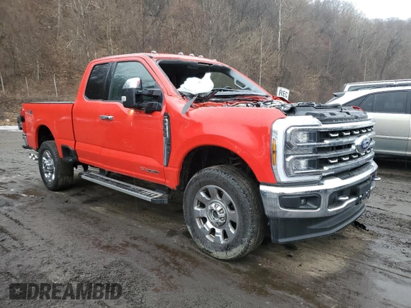 2024 Ford F-350 with VIN 1FT8X3BM1RED45148, listed as a Copart auction lot 42308275 with Not provided miles and Salvage title. Bid and sale history available at DreamBid. Image 4.
