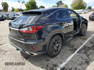 2017 Lexus RX with VIN 2T2BZMCAXHC118810, listed as a Copart auction lot 43103803 with 62,227 mi miles. Bid and sale history available at carsss.com. Image 3.