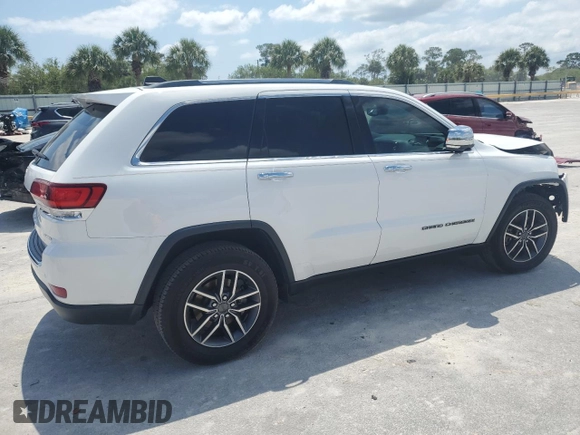 2021 Jeep Grand Cherokee Limited with VIN 1C4RJEBG1MC511331, listed as a Copart auction lot 53783365 with 57,147 mi miles and Salvage title. Bid and sale history available at DreamBid. Image 3.