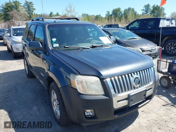 2008 Mercury Mariner Premier with VIN 4M2CU97128KJ17187, listed as a IAAI auction lot 42013792 with 162,780 mi miles. Bid and sale history available at carsss.com. Image 1.