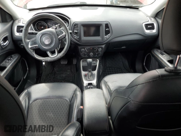 2018 Jeep Compass Altitude with VIN 3C4NJCBBXJT503252, listed as a Copart auction lot 54716095 with 72,889 mi miles and Salvage title. Bid and sale history available at DreamBid. Image 8.