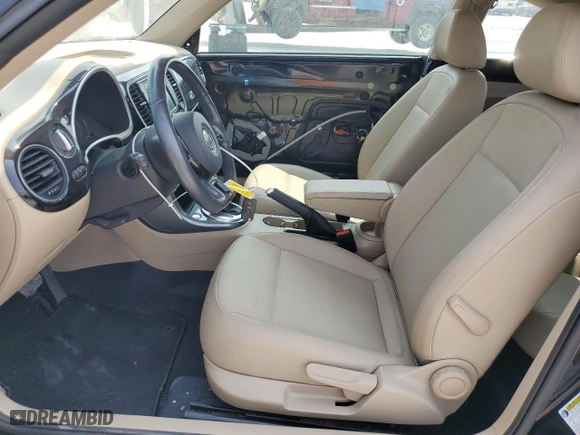 2018 Volkswagen Beetle SE with VIN 3VWJD7AT1JM727699, listed as a Copart auction lot 64078744 with 44,129 mi miles and Salvage Title. Bid and sale history available at carsss.com. Image 7.