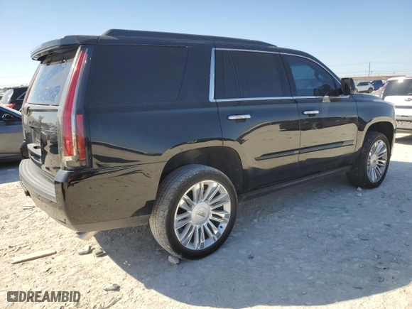 2017 Cadillac Escalade Platinum with VIN 1GYS3DKJ7HR400149, listed as a Copart auction lot 45758485 with 0 mi miles and Salvage Title. Bid and sale history available at carsss.com. Image 3.