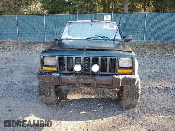 1999 Jeep Cherokee SE with VIN 1J4FF27S9XL667941, listed as a Copart auction lot 42429785 with 121,490 mi miles and Salvage title. Bid and sale history available at DreamBid. Image 5.