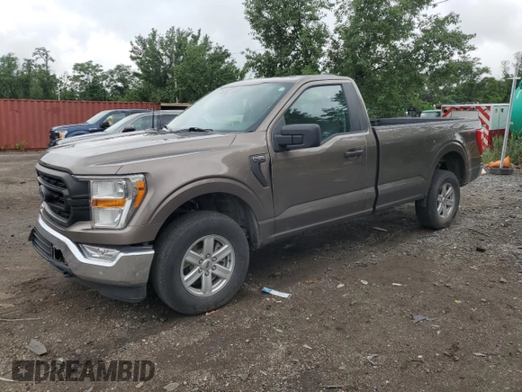 2022 Ford F-150 XL with VIN 1FTMF1EB8NKD95234, listed as a Copart auction lot 63814855 with 89,078 mi miles and Salvage title. Bid and sale history available at DreamBid. Image 1.