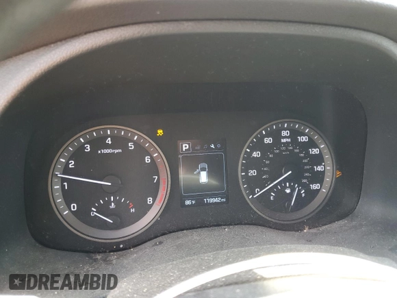 2018 Hyundai Tucson SEL z VIN KM8J33A44JU757097, wystawiony jako Copart lot #54259005 z przebiegiem 119 942 mil mil oraz Szkoda całkowita • Salvage title. Historia ofert i sprzedaży dostępna na DreamBid. Obrazek 9.