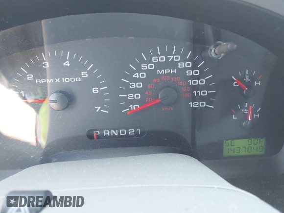 2007 Ford F-150 XLT with VIN 1FTPX14V97FB81886, listed as a IAAI auction lot 42815234 with 143,784 mi miles and . Bid and sale history available at DreamBid. Image 7.