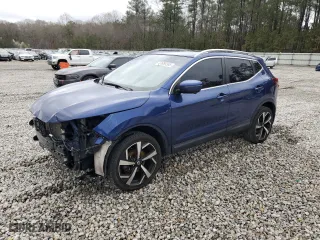 2020 Nissan Rogue Sport SL with VIN JN1BJ1CW0LW384040, listed as a Copart auction lot 47655585 with 54,704 mi miles and Salvage Title. Bid and sale history available at carsss.com. Image 1.