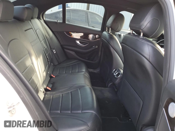 2018 Mercedes-Benz C 300 with VIN WDDWF4KB4JR393941, listed as a Copart auction lot 58537295 with 66,352 mi miles and Salvage title. Bid and sale history available at DreamBid. Image 10.