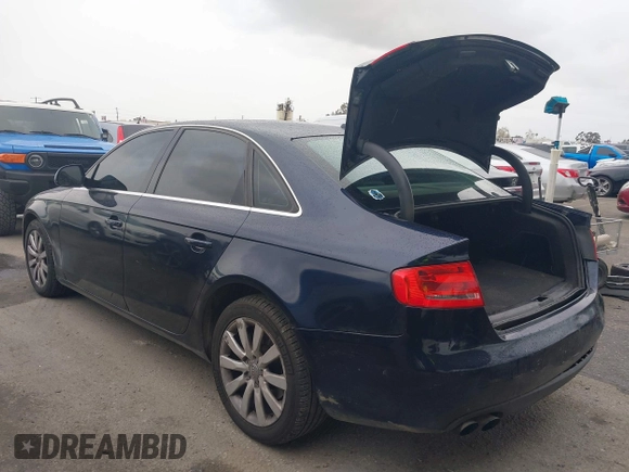 2009 Audi A4 2.0T Prem Plus with VIN WAUSF78K19N031485, listed as a IAAI auction lot 41740610 with 90,678 mi miles. Bid and sale history available at carsss.com. Image 3.