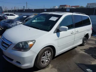 2007 Honda Odyssey EX-L with VIN 5FNRL38607B417218, listed as a IAAI auction lot 41856212 with 163,720 mi miles. Bid and sale history available at carsss.com. Image 2.