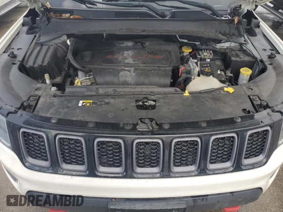 2019 Jeep Compass Trailhawk z VIN 3C4NJDDB5KT799401, wystawiony jako Copart lot #54770485 z przebiegiem 87 640 mil mil oraz Nie do naprawy • Non repairable. Historia ofert i sprzedaży dostępna na DreamBid. Obrazek 12.