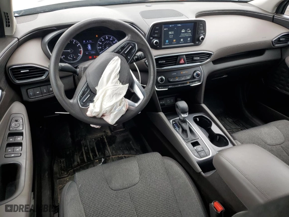 2020 Hyundai Santa Fe SE with VIN 5NMS2CAD5LH151667, listed as a Copart auction lot 52410285 with 51,065 mi miles and Salvage Title. Bid and sale history available at carsss.com. Image 8.