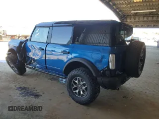 2025 Ford Bronco Badlands с VIN 1FMEE9BP6SLA68497, выставлен на аукционе Copart как лот 57656665 с пробегом Не указан миль и Списание • Salvage title. История ставок и продаж доступна на DreamBid. Изображение 2.