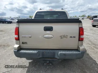 2007 Ford Explorer Sport Trac XLT with VIN 1FMEU51K37UB42252, listed as a Copart auction lot 53814115 with 194,133 mi miles and Salvage title. Bid and sale history available at DreamBid. Image 6.