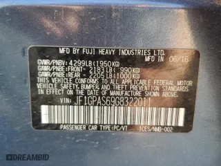 2016 Subaru Impreza Wagon 2.0i Sport Premium with VIN JF1GPAS69G8322011, listed as a Copart auction lot 46073585 with 183,266 mi miles and Salvage Title. Bid and sale history available at carsss.com. Image 12.