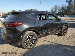 2023 Chevrolet Blazer RS with VIN 3GNKBERS5PS101422, listed as a Copart auction lot 48530545 with 39,195 mi miles and Salvage Title. Bid and sale history available at carsss.com. Image 3.