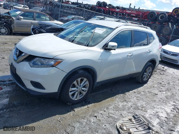 2016 Nissan Rogue S with VIN JN8AT2MV5GW141929, listed as a IAAI auction lot 41585948 with 105,464 mi miles. Bid and sale history available at carsss.com. Image 17.