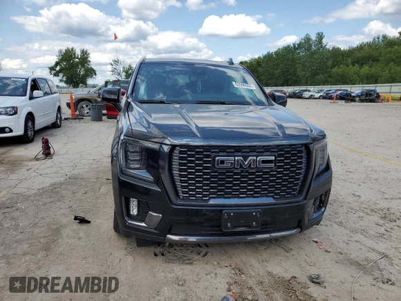2023 GMC Yukon XL Denali Ultimate with VIN 1GKS2KKL7PR190265, listed as a Copart auction lot 63596504 with 37,297 mi miles and Salvage Title. Bid and sale history available at carsss.com. Image 5.