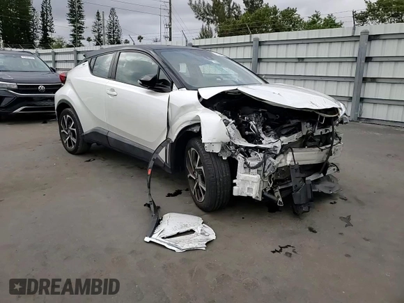2019 Toyota C-HR XLE with VIN NMTKHMBX8KR084750, listed as a Copart auction lot 47681295 with 43,661 mi miles and Non Repairable. Bid and sale history available at carsss.com. Image 12.