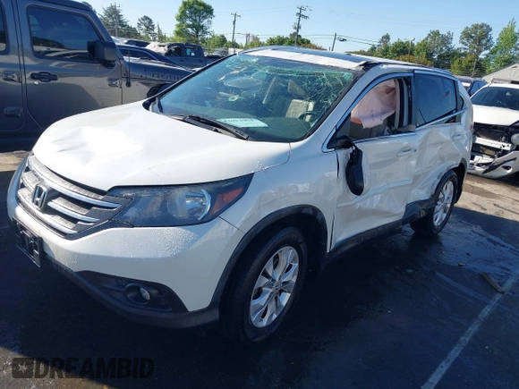 2012 Honda CR-V EX-L with VIN 5J6RM4H79CL046721, listed as a IAAI auction lot 42052051 with 145,892 mi miles. Bid and sale history available at carsss.com. Image 2.