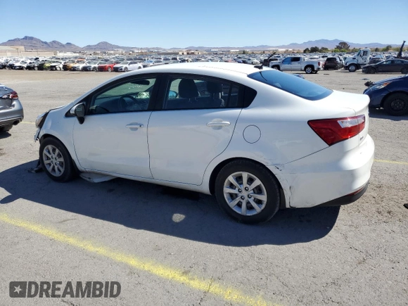 2016 Kia Rio LX with VIN KNADM4A33G6684830, listed as a Copart auction lot 50565905 with 86,738 mi miles and Salvage Title. Bid and sale history available at carsss.com. Image 2.