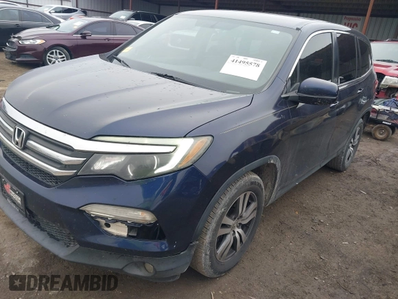2016 Honda Pilot EX with VIN 5FNYF5H33GB002642, listed as a IAAI auction lot 41495578 with 228,666 mi miles. Bid and sale history available at carsss.com. Image 2.