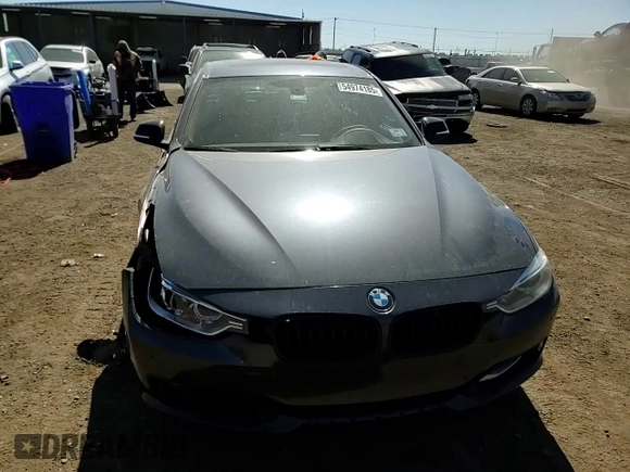 2015 BMW 3 Series 335i with VIN WBA3A9C57FK473104, listed as a Copart auction lot 54974185 with 112,370 mi miles and Salvage title. Bid and sale history available at DreamBid. Image 13.