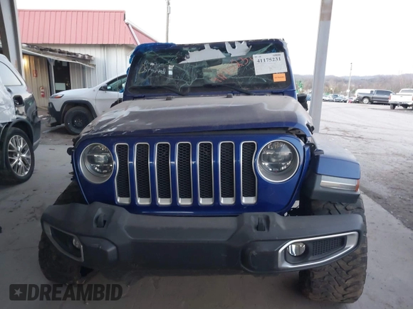 2018 Jeep Wrangler Unlimited Sahara z VIN 1C4HJXEN0JW274942, wystawiony jako IAAI lot #41175231 z przebiegiem 97 255 mil mil oraz . Historia ofert i sprzedaży dostępna na DreamBid. Obrazek 12.
