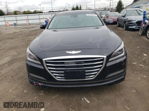 2017 Genesis G80 3.8L with VIN KMHGN4JE8HU211903, listed as a Copart auction lot 52516145 with 86,897 mi miles and Salvage title. Bid and sale history available at DreamBid. Image 5.