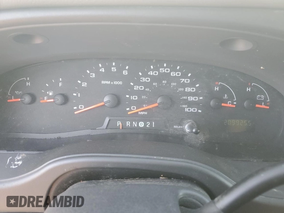 2007 Ford Econoline Cargo Commercial with VIN 1FTNE14W67DB32713, listed as a Copart auction lot 45550425 with 209,925 mi miles and Salvage Title. Bid and sale history available at DreamBid. Image 9.