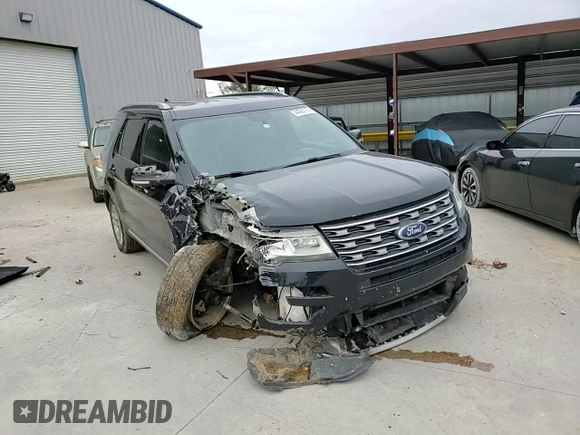 2017 Ford Explorer XLT with VIN 1FM5K7D82HGB29834, listed as a Copart auction lot 52032405 with 115,881 mi miles and Salvage title. Bid and sale history available at DreamBid. Image 11.