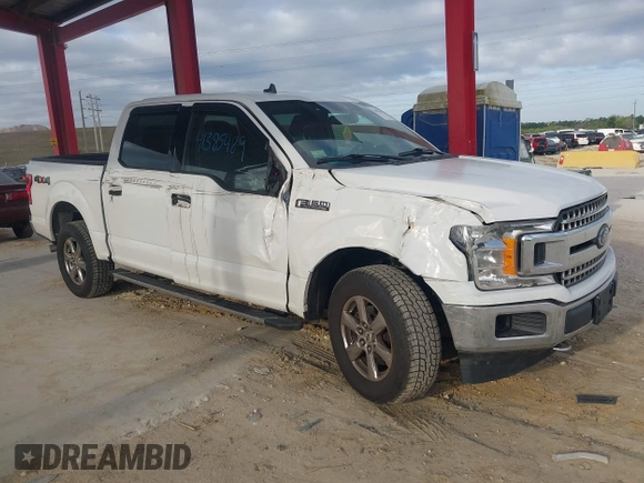 2019 Ford F-150 XL with VIN 1FTEW1E50KFA47687, listed as a IAAI auction lot 42021043 with 129,337 mi miles. Bid and sale history available at carsss.com. Image 6.