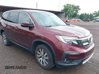 2021 Honda Pilot EX-L with VIN 5FNYF6H53MB094015, listed as a IAAI auction lot 42545722 with 66,065 mi miles and . Bid and sale history available at DreamBid. Image 1.