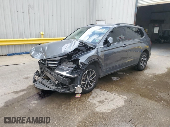 2021 Volkswagen Tiguan S z VIN 3VV1B7AX6MM150458, wystawiony jako Copart lot #51954435 z przebiegiem 66 137 mil mil oraz Szkoda całkowita • Salvage title. Historia ofert i sprzedaży dostępna na DreamBid. Obrazek 1.