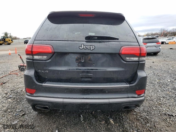 2018 Jeep Grand Cherokee Overland with VIN 1C4RJFCG0JC119232, listed as a Copart auction lot 48676415 with 55,781 mi miles and Salvage Title. Bid and sale history available at carsss.com. Image 6.