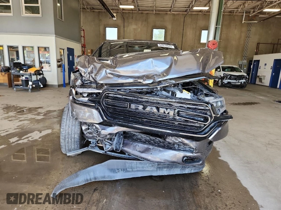 2021 Ram 1500 Limited with VIN 1C6SRFHT1MN563896, listed as a Copart auction lot 63918625 with 91,523 mi miles and Salvage title. Bid and sale history available at DreamBid. Image 5.