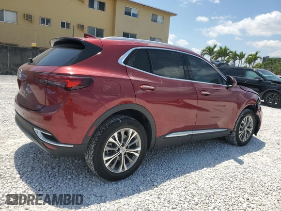 2022 Buick Envision Preferred with VIN LRBAZLR44ND009901, listed as a Copart auction lot 53375565 with 25,257 mi miles and Non Repairable. Bid and sale history available at carsss.com. Image 3.